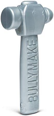 BULLYMAKE Tough Chew Hammer Dog Toy, Durable Nylon, Aggressive Chewers | Dog Chew Toy, Durable Nylon Chews, Aggressive Chewers, Hammer Shape, Interactive Play, Tough Toys for Dogs, Made in USA