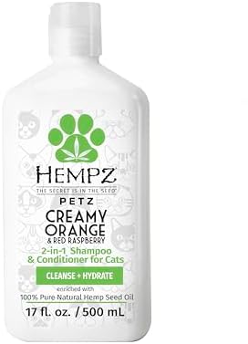 Hempz Petz, Shampoo, Orange & Red Raspberry, 17 oz. | Botanical formula cleanses while helping add fullness and shine