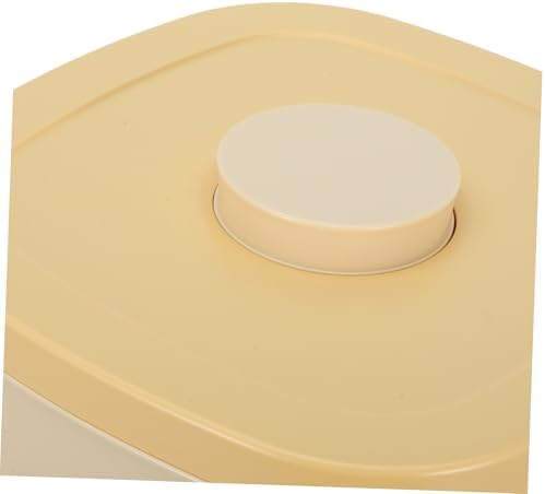 UKCOCO Vacuum Sealed Pet Food Storage Container Airtight Cat Dog Food Bin for Dogs, Yellow