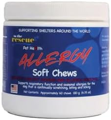 to The Rescue Dog Allergy Relief - Supports Respiratory Funtion and Seasonal Allergies for Dogs that are Continually Scratching, Biting and Licking - 60 Chews
