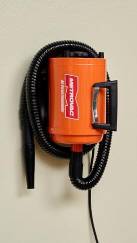 METROVAC AFTD-3V: Air Force Commander Variable Speed Dryer - Orange | 4.0 HP | Professional Pet Grooming Blower | Made in USA