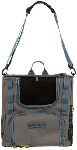 Sherpa Trek Tote 2-in-1 Pet Backpack & Tote, Gray, Medium