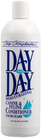 Chris Christensen Day to Day Ultra Concentrated Dog Conditioner, Makes up to 8 Bottles, Groom Like a Professional, Moisturizing, All Coat Types, for Daily Use, Made in USA, 16oz