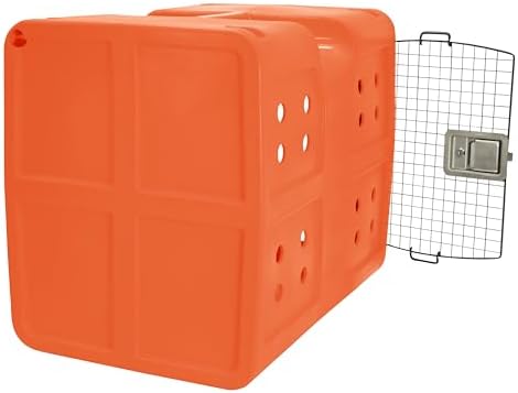 dakota283 Medium Kennel -Frame Door- Orange
