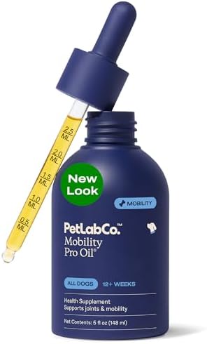PetLab Co. Mobility Pro Oil for Dogs, Curcumin Joint Oil