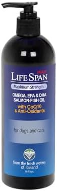 LifeSpan Maximum Strength Salmon Oil, Fortified with CoQ10