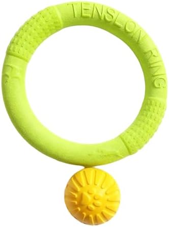 Small Dog Ball with Strap, Floating EVA, Green