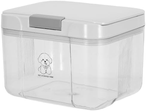 Beaupretty Pet Food Storage Container with Lid for Cat Food Airtight Seal 6lb Capacity Sturdy Abs+pp+silicone Material Hygienic Storage Box for Kitchen and Home Use