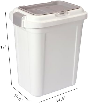 Airtight Pet Food Storage Container, 23 Qt / 20 Lbs