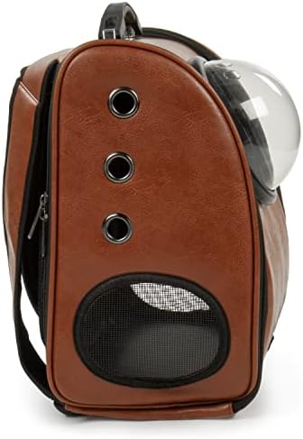 Sherpa Cat Travel Backpack with Bubble View, Airline Approved, Brown