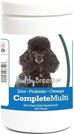 Healthy Breeds Poodle All in One Multivitamin Soft Chew 120 Count