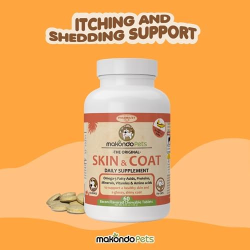 Skin and Coat Supplement with Fish Oil and Omega 3, 60 Tabs