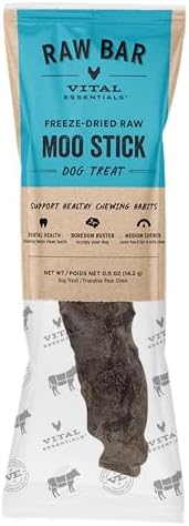 Vital Essentials Freeze-Dried Raw Moo Stick Dog Treat, 1-Pack