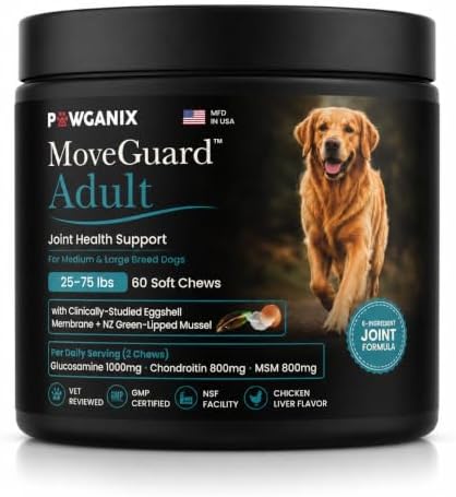 Adult/Senior Dog Hip & Joint Supplement Chews, Glucosamine for Dog
