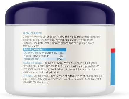 Vetnique Glandex Advanced Anal Gland Chews & Medicated Dog Wipes Bundle