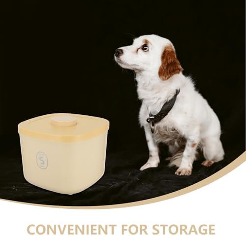 KALLORY Airtight Pet Food Storage Container with Vacuum Seal, Large Capacity Dog and Cat Food Bin, Moisture-proof Plastic Container for Daily Snack Organization