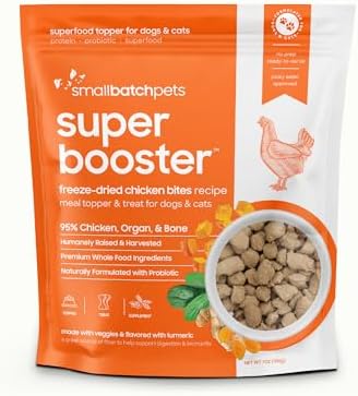 smallbatch Freeze Dried Dog Treat or Topper with Probiotics, Chicken 7oz