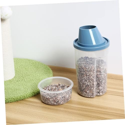 BESPORTBLE 2pcs Grain Storage Barrel for Cat Food Storage Container Airtight Pet Food Bins