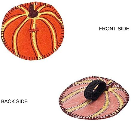 Blueberry Pet 8 Patterns Thanksgiving Fall Harvest Festival Pumpkin Designer Adjustable Dog Collar with Decoration, Large, Neck 18"-26"