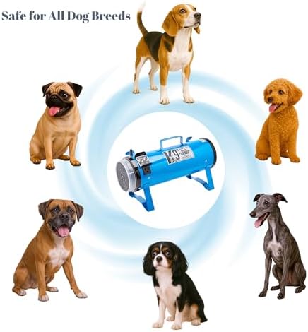 Electric Cleaner Company K9 II Dog Blow Dryer - High Power Grooming Dryer, Heavy Duty, 10' Hose, Deshedding, Pink
