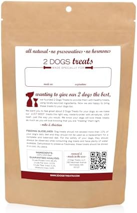 Just Chicken & Beef Jerky | 100% USA-Sourced, Single-Ingredient, Great for Sensitive Stomachs, Human-Grade USDA Chicken & Beef, Allergy-Friendly, High Value for Training, Small Batch