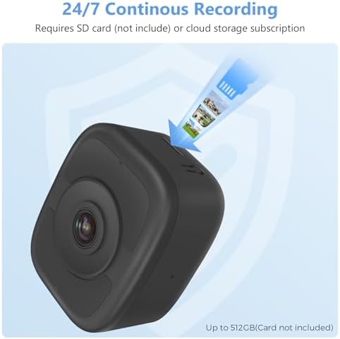 5MP 3K Window Security Camera, 2.4GHz & 5GHz WiFi Cameras for Home Security