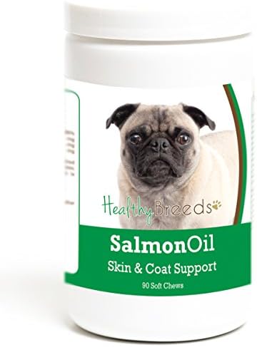 Healthy Breeds Pug Salmon Oil Soft Chews 90 Count