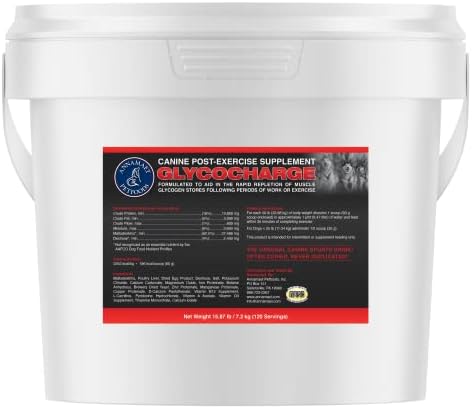 Annamaet Glycocharge – Post-Exercise Supplement for Canine Athletes and Working Dogs – with Maltodextrins to Help Replenish Muscle Glycogen for Faster Recovery - 7.2 kg