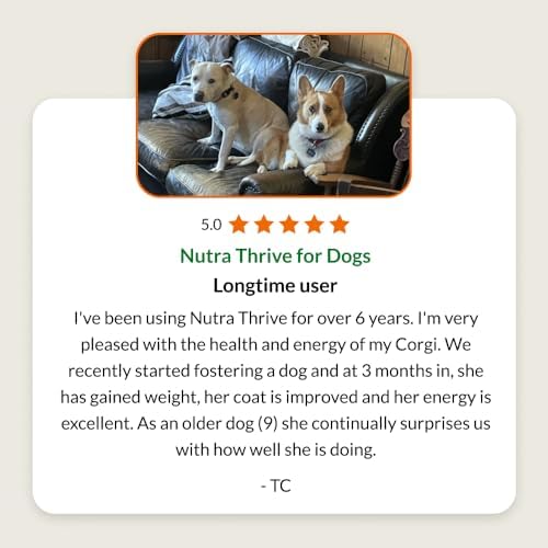 Ultimate Pet Nutrition Nutra Thrive Canine Multivitamin Powder, Pack of 3