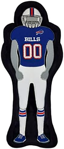 The 1st Ever Tough but Smooth Dog Toy NFL Buffalo Bills Football Athletes Player Tough Pet Toy. A Premium Quality Doggie Toy with Built-in Squeaker. Sports Fans Favorite Chew Toy