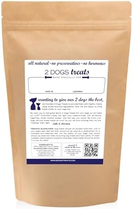 Just Chicken Jerky | 100% USA-Sourced, Single-Ingredient, Great for Sensitive Stomachs, Human-Grade USDA Chicken, Grain-Free, Allergy-Friendly, High Value for Training, Small Batch