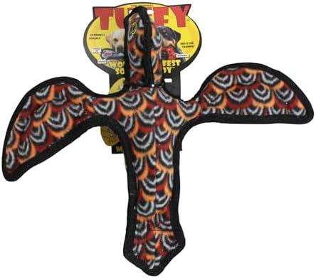 TUFFY® : 2 Pack Vulture Dog Toy: Ultra Durable Plush Toy with Multiple Layers & Reinforced Seams, Washable and Floats, Original Construction