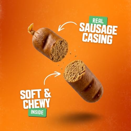 Slammin Sausage Soft Dog Treats, High Protein Chicken Chews