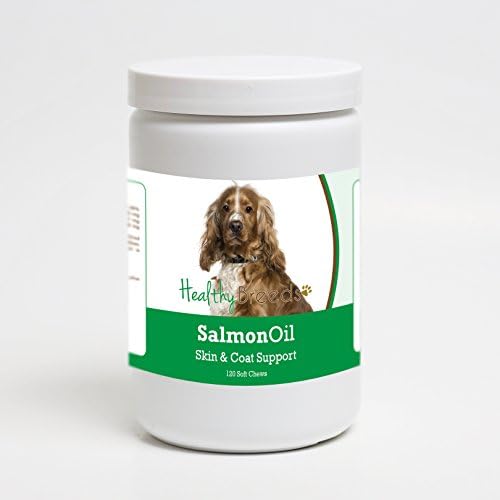 Healthy Breeds English Cocker Spaniel Salmon Oil Soft Chews 120 Count