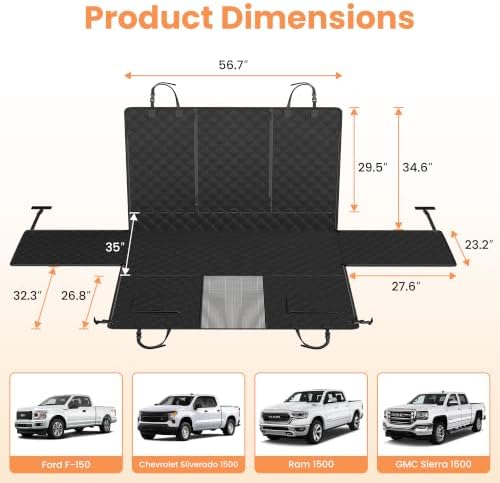 PETICON F150 Floor Cover - Crew Cab Trucks, Fold-Up & Split Seats