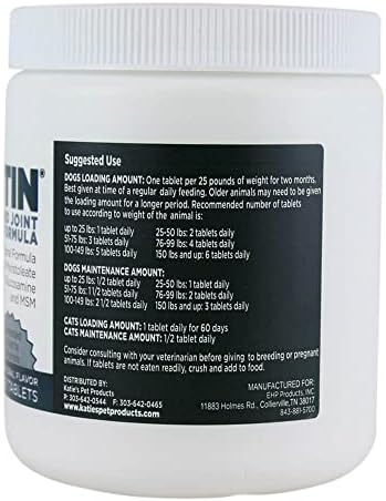 EHP Products Myristin Canine 120 Count Joint Formula