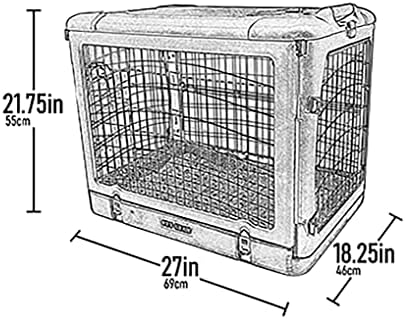 Pet Gear The Other Door 4 Door Steel Crate for Dogs/Cats, 27", Willow