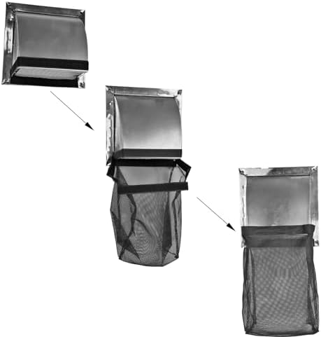 Prriudy Lint Bag for Dryer Vent Outdoor Vent Lint Bag Indoor Vent Lint Trap (2PCS for 5" Vents)