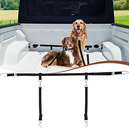 Snagle Paw Dog Leash for Truck Bed, Up to 150 lbs, for 2 Dogs