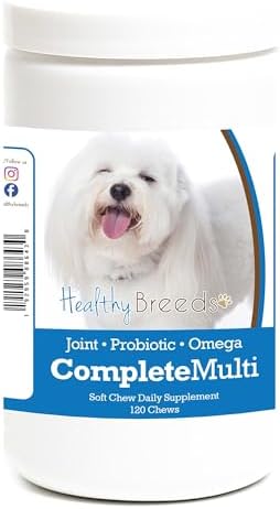 Healthy Breeds Coton de Tulear All In One Multivitamin Soft Chew 120 Count