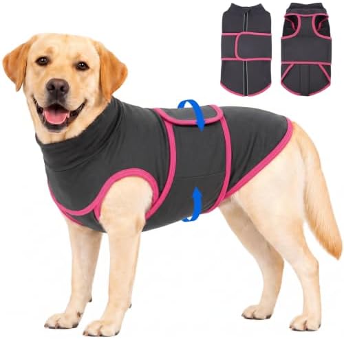Nanaki Skin-Friendly Anxiety Vest Jacket for Dogs from Storms & Fireworks, X-Large(Chest Girth:33.9")
