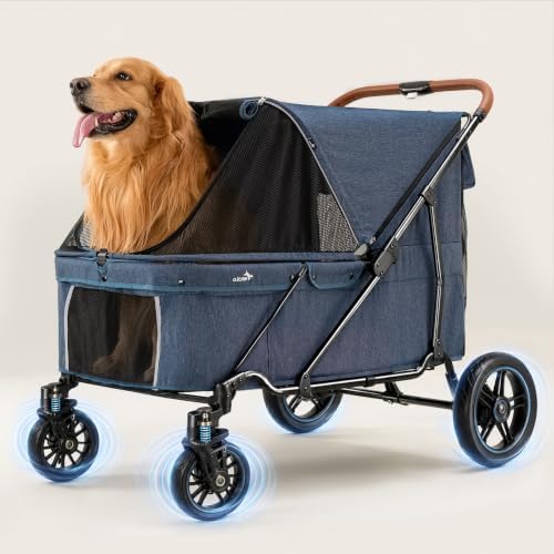 Large Dog Stroller - up to 170lbs, for Multiple Pets