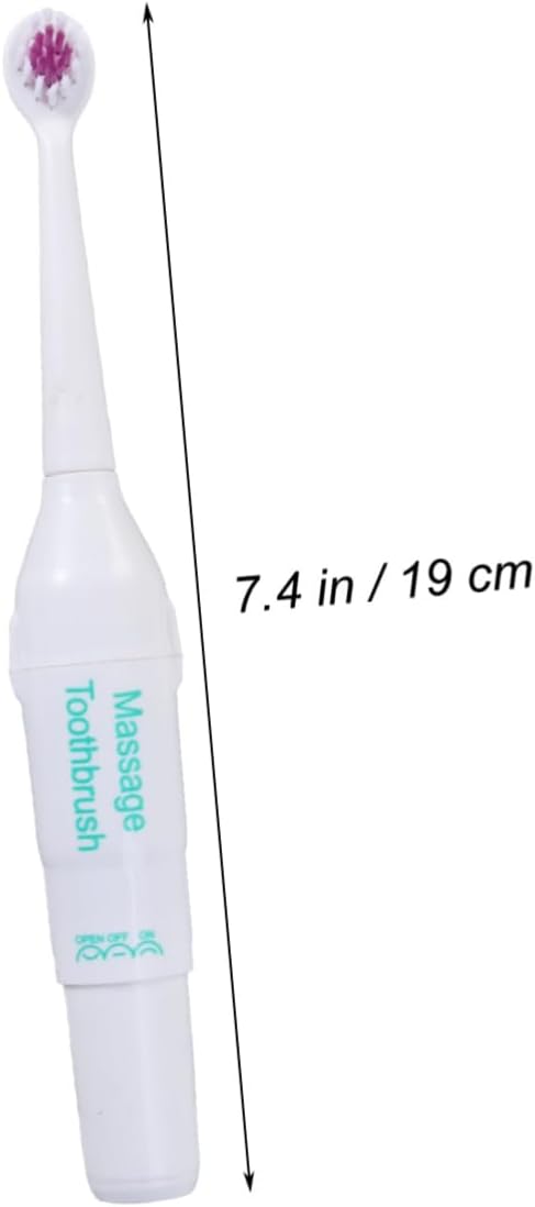 PET-Friendly Electric Toothbrush Waterproof Rechargeable Dog and Cat Toothbrush Travel Case Convenient Three-Sided Design for Effective Teeth Cleaning Random Color