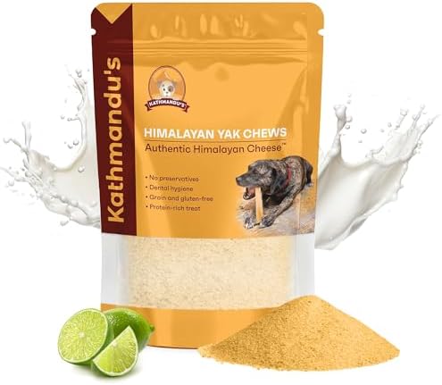 KATHMANDU'S Yak Cheese Powder Dog Food Topper 8 oz for Picky Eaters