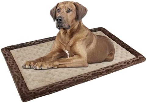 48x30 Inch Dog Crate Bed Memory Foam Large Kennel Pads for Dog Cages