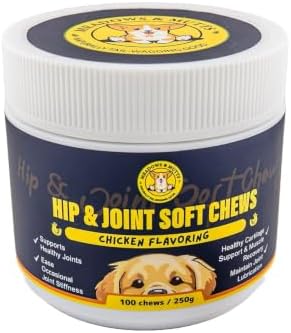 Hip & Joint Supplement for Dogs, 100 Soft Chews