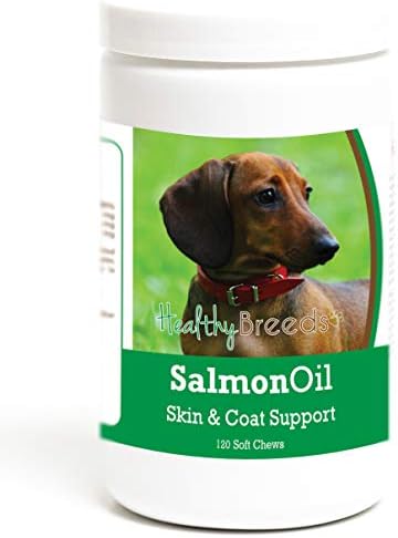 Healthy Breeds Dachshund Salmon Oil Soft Chews 120 Count