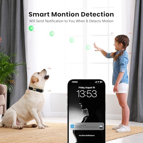 AMOROM Home Camera, Baby/Elderly/Dog/Cat Camera