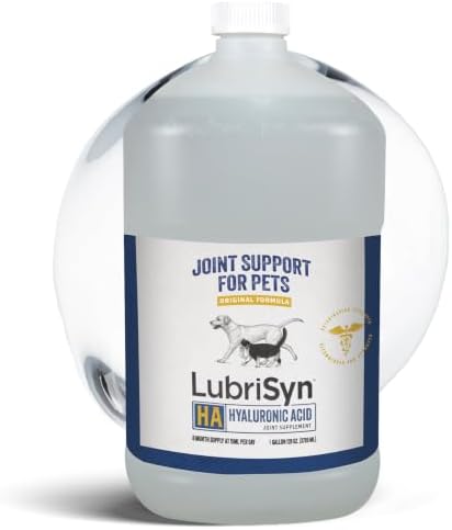 LubriSyn HA Hyaluronic Acid Hip & Joint Supplement for Dogs & Cats, 128 oz