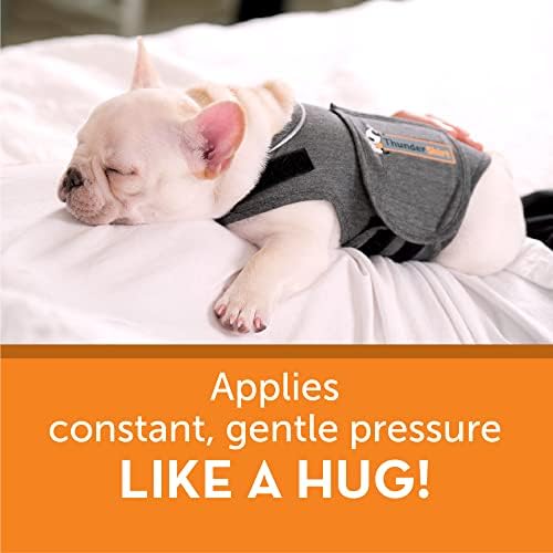 ThunderShirt for Dogs Calming Anxiety Vest, XL, Large, Gray